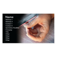 Manicura Plantilla De Tarjeta De Visita