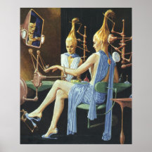 Manicuras del salón de belleza del balneario de la poster