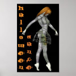 Maniquí oxidado del gótico de Steampunk de la danz Impresiones