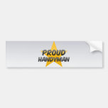 Manitas orgullosa pegatina de parachoque