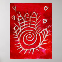 Mano de Fátima - manos curativas con amor Posters