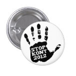 Mano de José Kony de la parada de Kony 2012 Pins