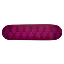 Mano de la alheña de Hamsa (rosa) Monopatin Personalizado