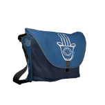 Mano de la bolsa de mensajero de Miriam (Hamsa) Bolsa De Mensajería