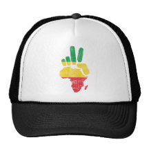 mano de la paz de Darfur África Gorras De Camionero
