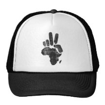mano de la paz de Darfur África Gorras De Camionero