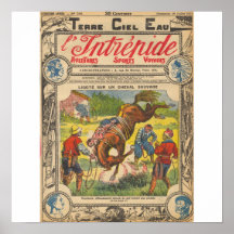 Mano y pie encuadernados en un caballo salvaje poster