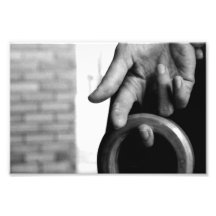 Mano y una manija del paraguas arte fotografico