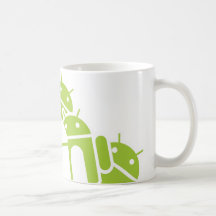 Manojos de Droids Tazas De Café