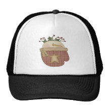 Manopla del muñeco de nieve gorros bordados