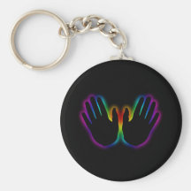 manos curativas 5 llavero personalizado
