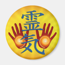 Manos de Reiki Imán De Frigorifico