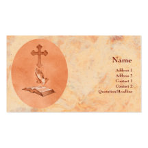 Manos de rogación tarjeta personal