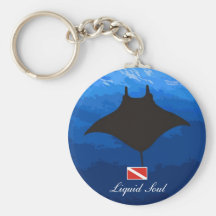 Manta Ray Keychain Chaveiro