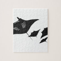mantarochen manta ray scuba diving tauchen taucher foto puzzle