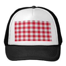 mantel rojo gorro de camionero