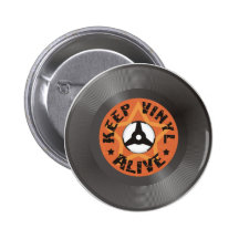 Mantenga el vinilo vivo pins