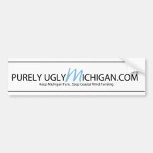 mantenga Michigan puro Pegatina De Parachoque