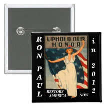 Mantenga nuestro honor Ron Paul 2012 Pin