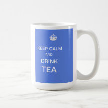 Mantenga taza tranquila y de la bebida del té