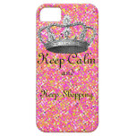 Mantenga tranquilo y guarde el fashionista que hac iPhone 5 Case-Mate cobertura
