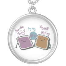 mantequilla de cacahuete y collar de la jalea BFF