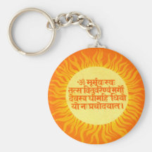 Mantra de Gayatri Llaveros