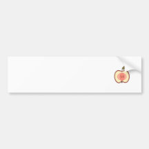 manzana etiqueta de parachoque