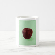 manzana tazas de café