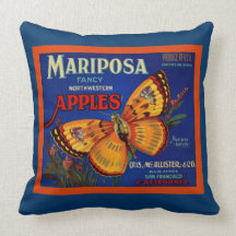 Manzanas de Mariposa Almohada
