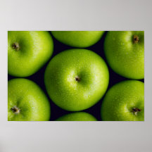 Manzanas del granny smith posters