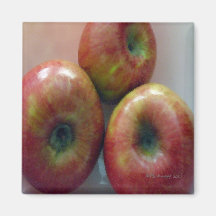 Manzanas Imán De Frigorífico