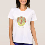 Manzano O camisa de la cara o del pavo real camisetas