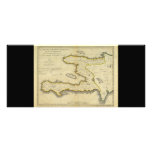 Mapa 1814 de Haití de Mathew Carey Diseños De Tarjetas Publicitarias