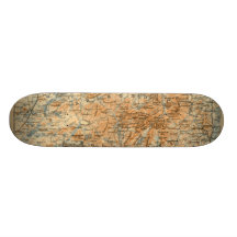 Mapa 1909 del Adirondacks de la guía del viaje del Monopatines