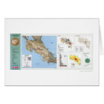 Mapa 1991 de Costa Rica Tarjetón