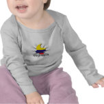 Mapa 2,0 de la bandera de Colombia Camisetas