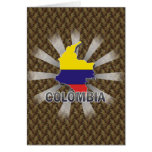 Mapa 2,0 de la bandera de Colombia Felicitación
