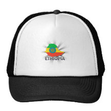 Mapa 2,0 de la bandera de Etiopía Gorro De Camionero