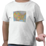Mapa 3 de Estados Unidos Camisetas