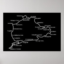 mapa 3x4 poster