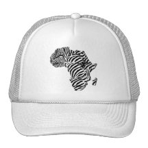Mapa africano de África del safari del estampado d Gorro De Camionero