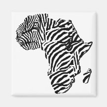 Mapa africano de África del safari del estampado d Iman Para Frigorífico