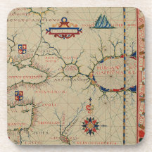 Mapa antiguo posavaso