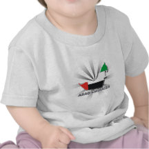 Mapa árabe 2,0 de la bandera de los emiratos camisetas