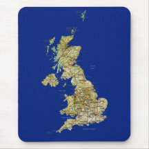 Mapa BRITÁNICO Mousepad