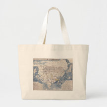 Mapa budista japonés 1710 del mundo bolsas
