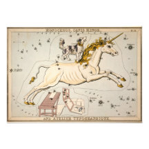 Mapa celestial del vintage comunicado