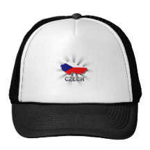 Mapa checo 2,0 de la bandera gorra