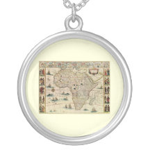 Mapa de África de los 1660's del vintage de Willem Grimpola Personalizada